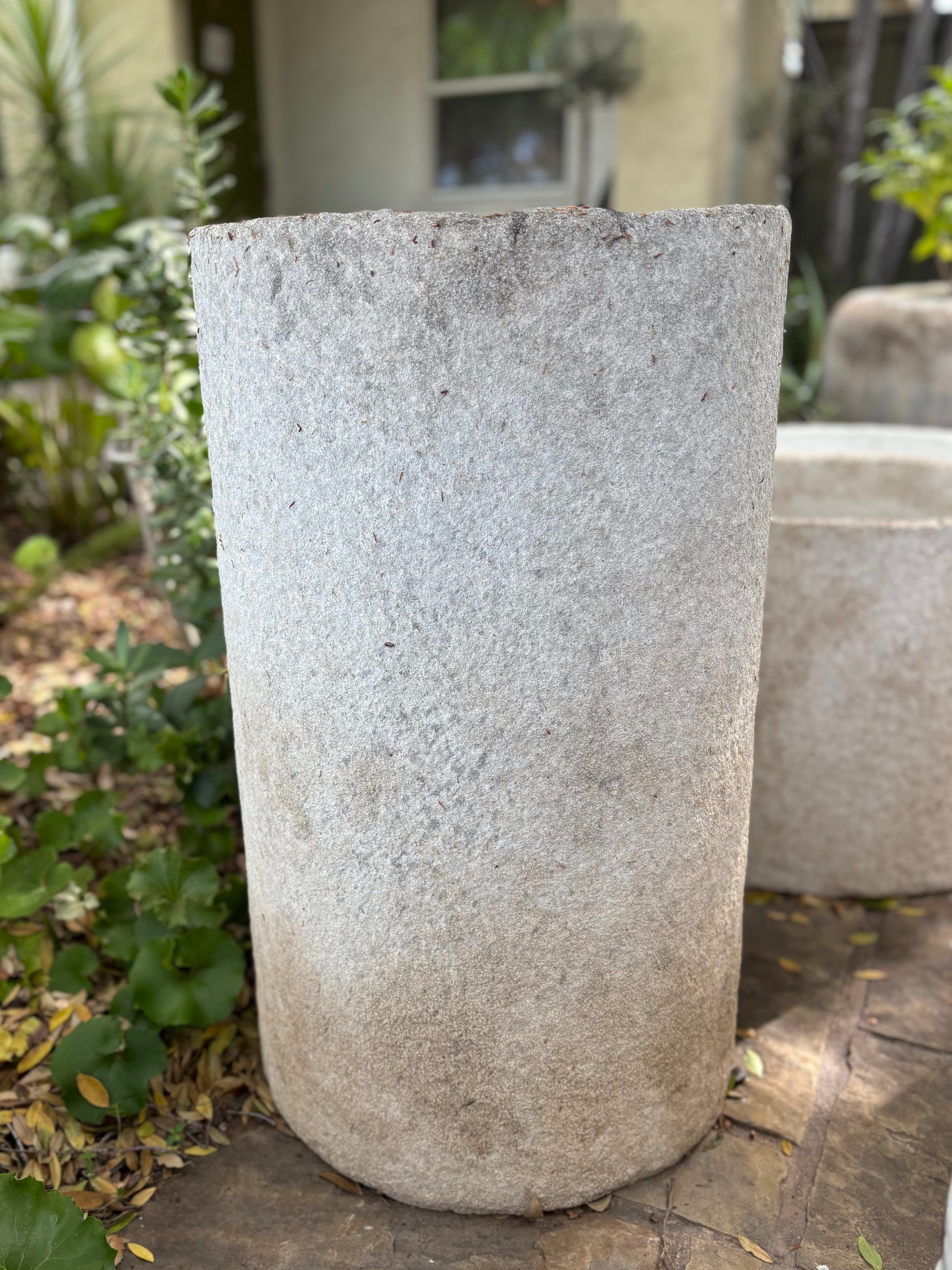 extra large stone plant pots Aged Stone Planters – Molly Wood Garden Design